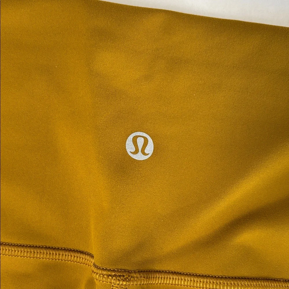 Lululemon Wunder Under Train High Rise 25” Leggings Gold Spice Workout Womens 14 - Picture 5 of 16